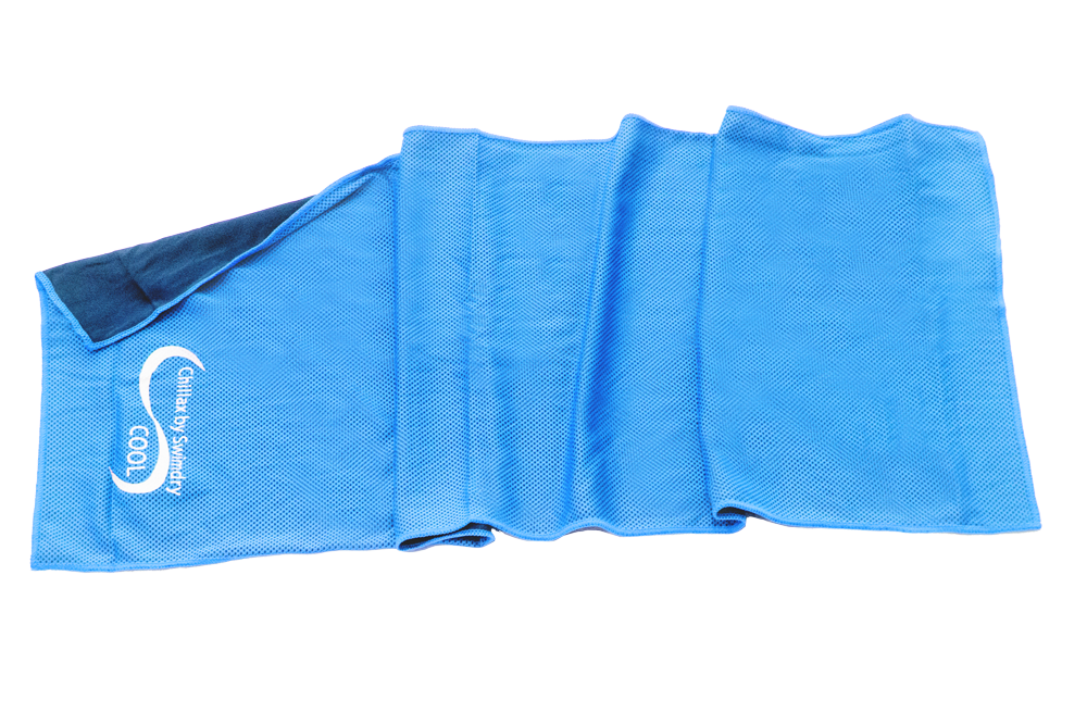 iCOOL Cooling Towel, Sky Blue, Size 24 inch x 17 inch