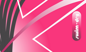 Swimdry Sea Breeze Plus Towel: Flare Pink