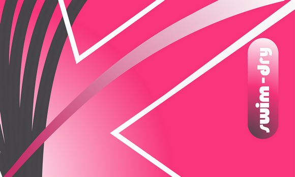 Swimdry Sea Breeze Plus Towel: Flare Pink