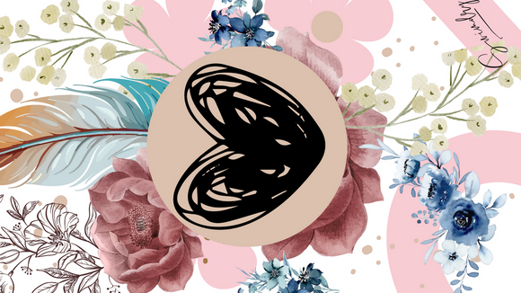 Swimdry Sea Breeze Plus Towel: Floral Heart