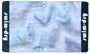 Swimdry Sea Breeze Plus Towel: Wavy Lines
