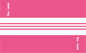 Sea Breeze Plus Towel: Pink & White Stripe